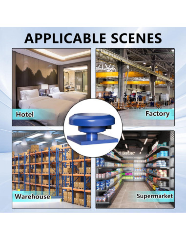 Extractor de Techo FICBXRA TSK-RF150 636 CFM 130W Azul