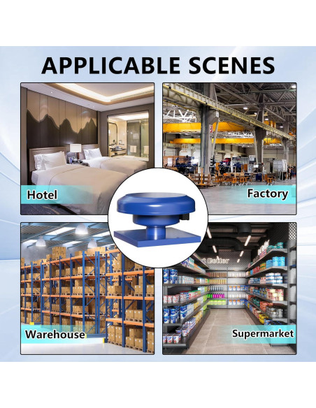 Extractor de Techo FICBXRA TSK-RF150 636 CFM 130W Azul