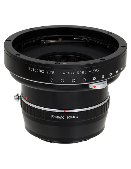Adaptador Doble Fotodiox Pro Rollei 6000 y Canon EOS a Sony E-Mount