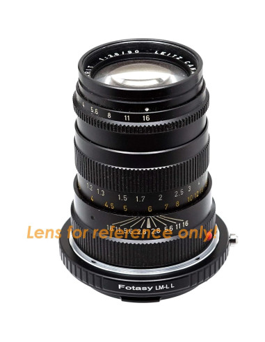 Adaptador de lente Fotasy Leica M a L, Cobre, Enfoque Infinito