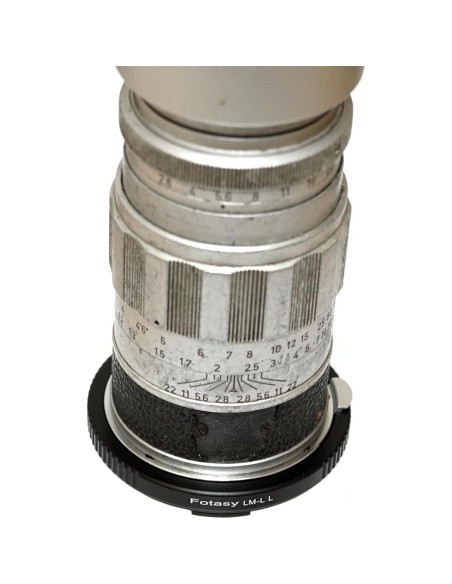Adaptador de lente Fotasy Leica M a L, Cobre, Enfoque Infinito
