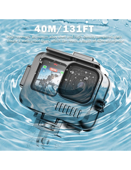 Funda Impermeable de Aluminio KETOPKIN para GoPro Hero9-13, 40M