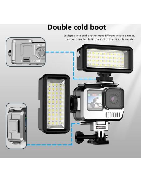 Funda Impermeable de Aluminio KETOPKIN para GoPro Hero9-13, 40M