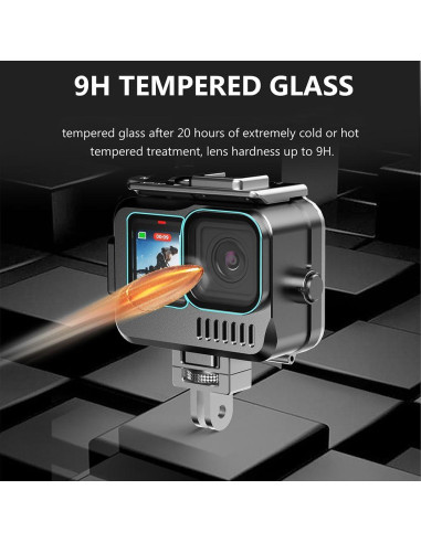 Funda Impermeable de Aluminio KETOPKIN para GoPro Hero9-13, 40M