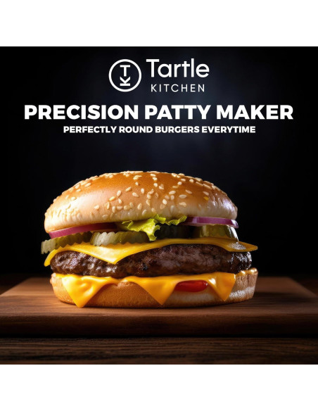 Prensa de Hamburguesas Comercial TK Tartle Kitchen 10.16 cm