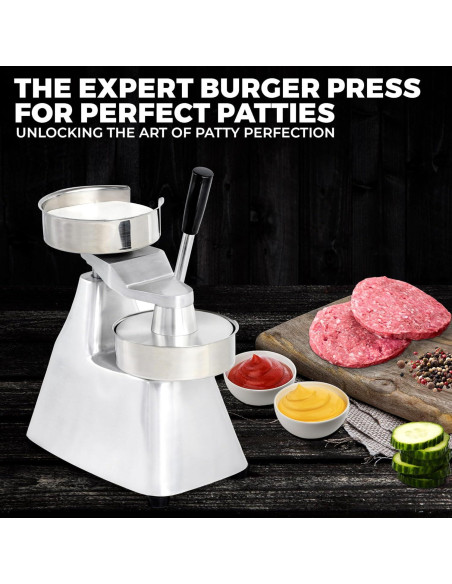 Prensa de Hamburguesas Comercial TK Tartle Kitchen 10.16 cm