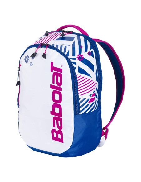 Mochila de Tenis Babolat Jr Blanca/Azul/Rosa 14L