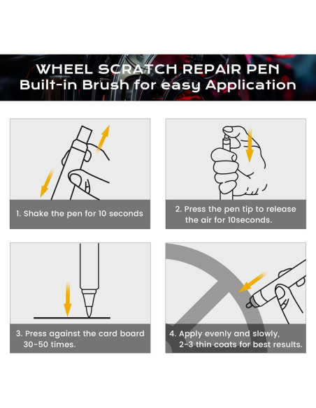 Pintura de Retoque para Llantas DASIUIP Negro Brillante 20.7ml