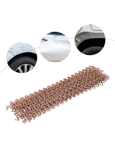 Cables de Soldadura Ondulados CHERIMUMU 50Pcs 33cm Hierro