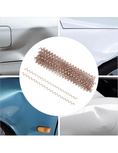 Cables de Soldadura Ondulados CHERIMUMU 50Pcs 33cm Hierro