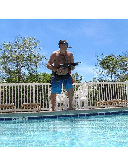 Prop inflable pistola Tommy Gun Treasure Gurus 17.78 cm