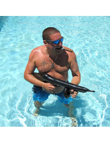 Prop inflable pistola Tommy Gun Treasure Gurus 17.78 cm