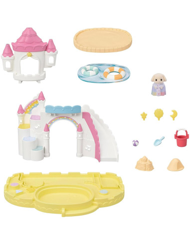Caja de Arena y Piscina Calico Critters con Bebé Conejo