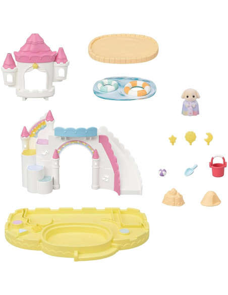Caja de Arena y Piscina Calico Critters con Bebé Conejo