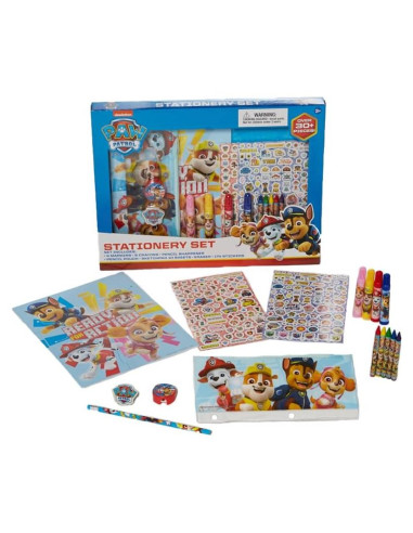 Set de Suministros Escolares Paw Patrol Nickelodeon - 30 Piezas