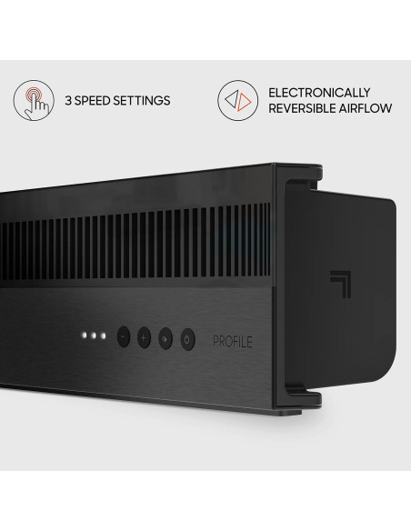 Ventilador de Ventana Sharper Image Perfil 3 Velocidades