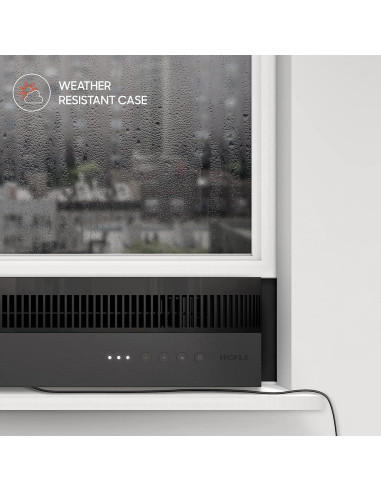 Ventilador de Ventana Sharper Image Perfil 3 Velocidades