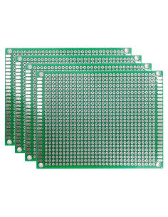 Placa PCB Doble Cara DETHUA 7x9cm Fibra de Vidrio - 4 Piezas