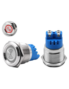 Zumbador Electrónico de Metal HANSOO 12V 110dB IP67 2PCS