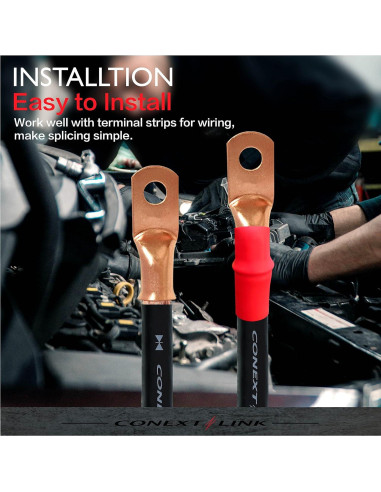 Terminales de Anillo de Cobre Conext Link 25pcs 4 AWG 12mm