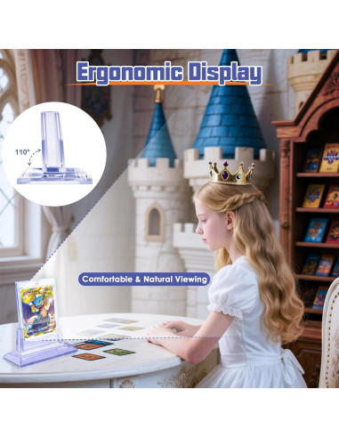 4 Soportes Magnéticos para Tarjetas Kitoyz 35PT Acrílico