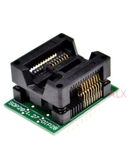 Adaptador de zócalo programador SOIC16 a DIP16 7.5mm
