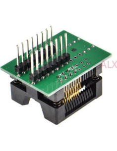 Adaptador de zócalo programador SOIC16 a DIP16 7.5mm 2