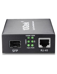 Convertidor de Medios Gigabit HiFiber SFP a RJ45 1000Mbps