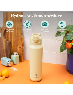 Botella de Agua Aislada REDUCE Hydrate Pro 32 oz Acero Inoxidable 2