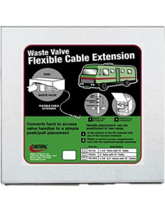 Kit de Cable Flexible Valterra TC172 182.88 cm con Válvula 3.81 cm 2