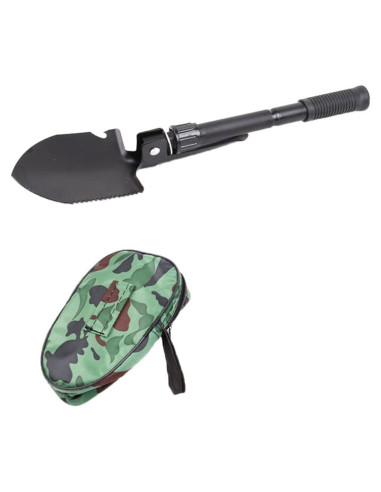 Pala Plegable Compacta Pyle PHMDSH11 - Acero Alto Carbono