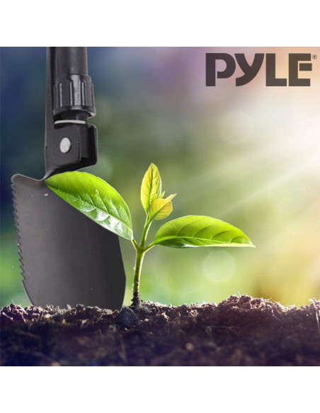 Pala Plegable Compacta Pyle PHMDSH11 - Acero Alto Carbono