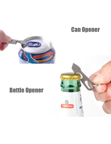 Palanca Multiherramienta EDC Hamans Titanio 4 en 1 45mm