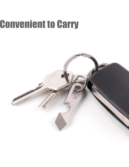 Palanca Multiherramienta EDC Hamans Titanio 4 en 1 45mm