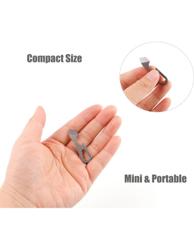 Palanca Multiherramienta EDC Hamans Titanio 4 en 1 45mm