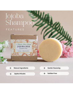 Champú Orgánico de Jojoba Nature Skin Shop - Barra Hidratante 108g 2