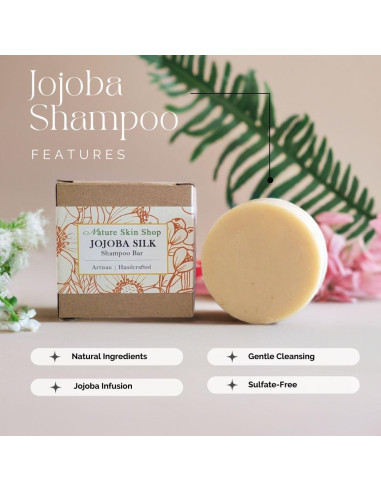Champú Orgánico de Jojoba Nature Skin Shop - Barra Hidratante 108g