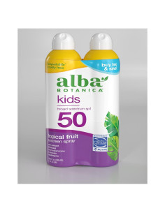 Protector Solar Spray Infantil Alba Botanica SPF 50 - 2x142g