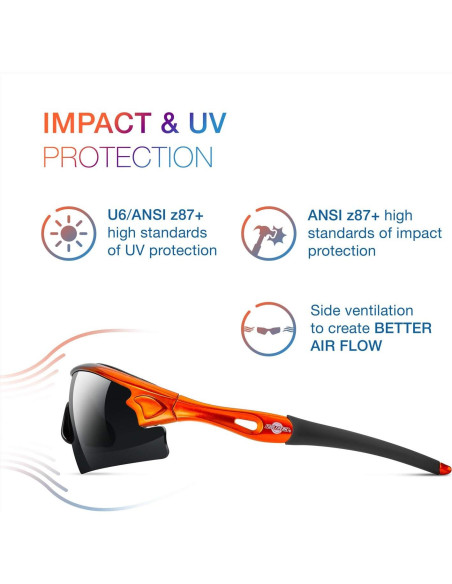 Gafas de Seguridad ToolFreak Reevo - Protección UV y Impacto