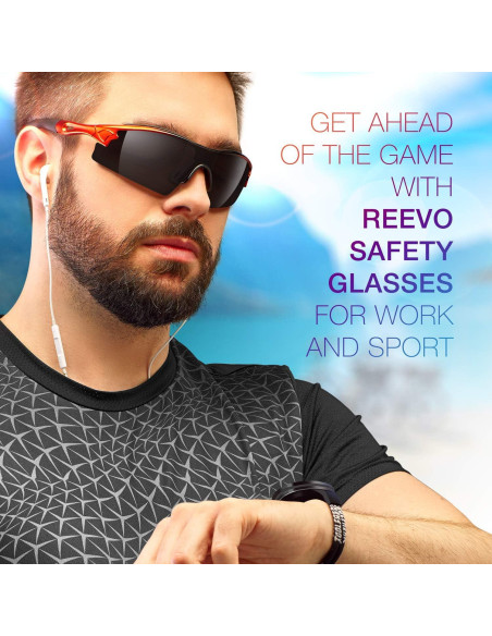 Gafas de Seguridad ToolFreak Reevo - Protección UV y Impacto