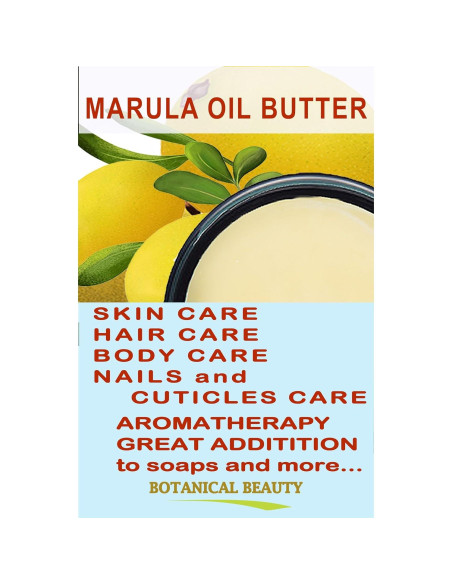 Manteca de Aceite de Marula Virgen Cruda 480 ml - Belleza Botánica