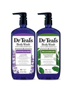Ducha Corporal Dr Teal's 710 ml Lavanda y Eucalipto - Paquete de 2