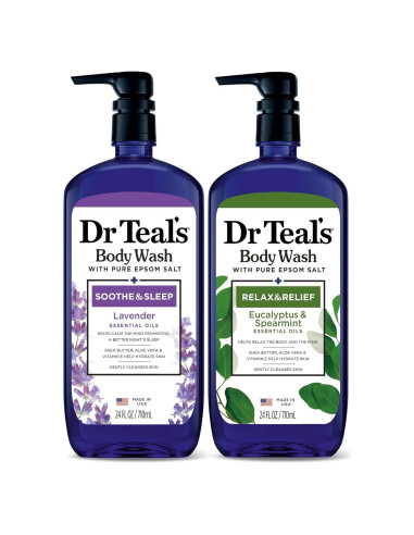 Ducha Corporal Dr Teal's 710 ml Lavanda y Eucalipto - Paquete de 2