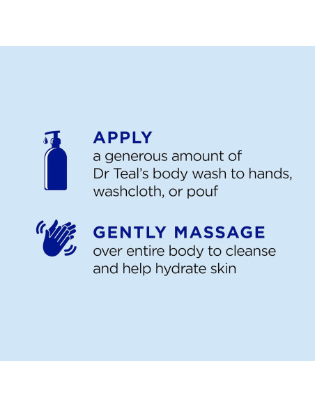 Ducha Corporal Dr Teal's 710 ml Lavanda y Eucalipto - Paquete de 2