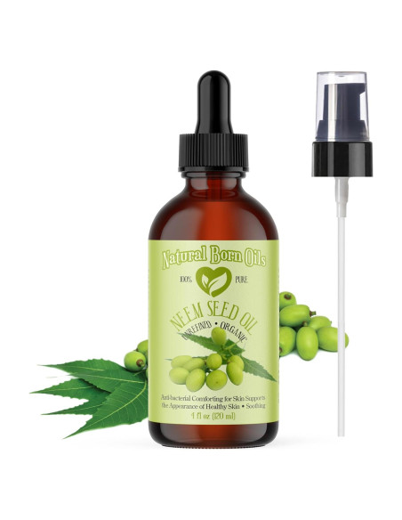 Aceite de Semilla de Neem 118ml Natural Born Oils Orgánico