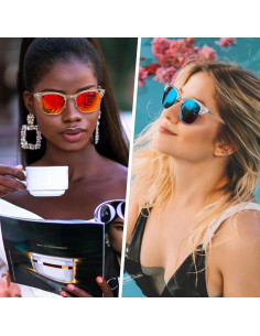 Gafas de sol Joopin unisex polarizadas UV400 medio marco 2