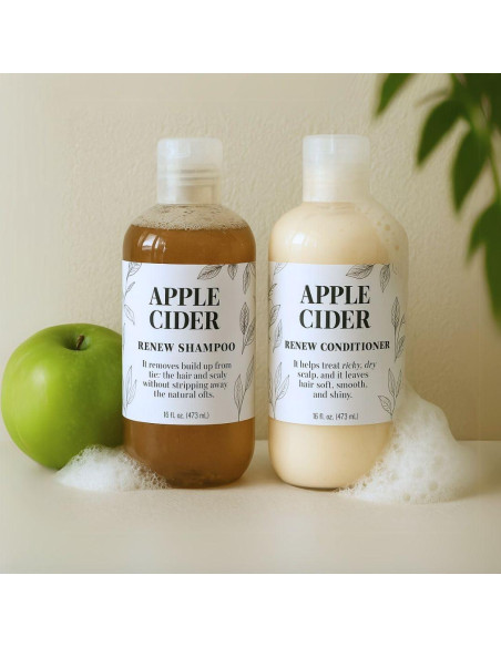 Champú de Vinagre de Sidra de Manzana Nature Skin 289g - Limpieza Profunda