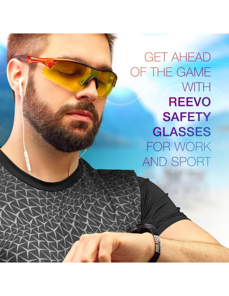 Gafas de Seguridad ToolFreak Reevo - Protección UV y de Impacto