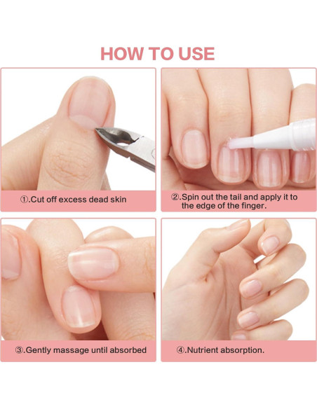 Aceite de Crecimiento de Uñas MUOYID Jazmín 50g Hidratante