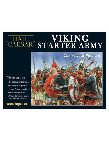 Ejército Inicial Vikingo Warlord Games - 133 Miniaturas 28mm